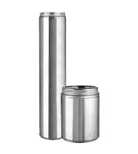 Selkirk Stainless Steel Insulated Chimney Pipe - 6 x 18 in
